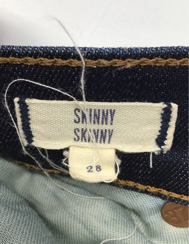 Madewell Women's Skinny Skinny Jeans Dark Wash Indigo Blue Denim Size 28