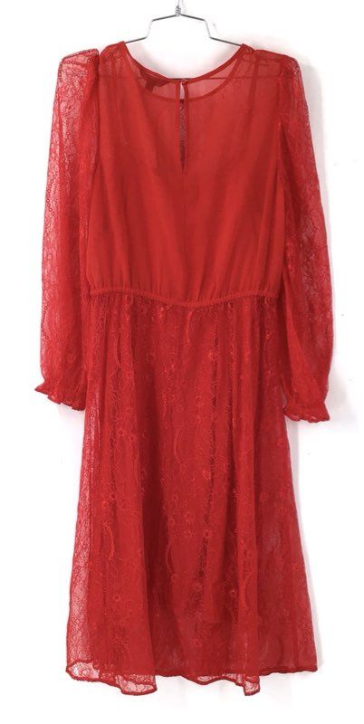 NWT Banana Republic Women's Red Fit & Flare Dress - Size M