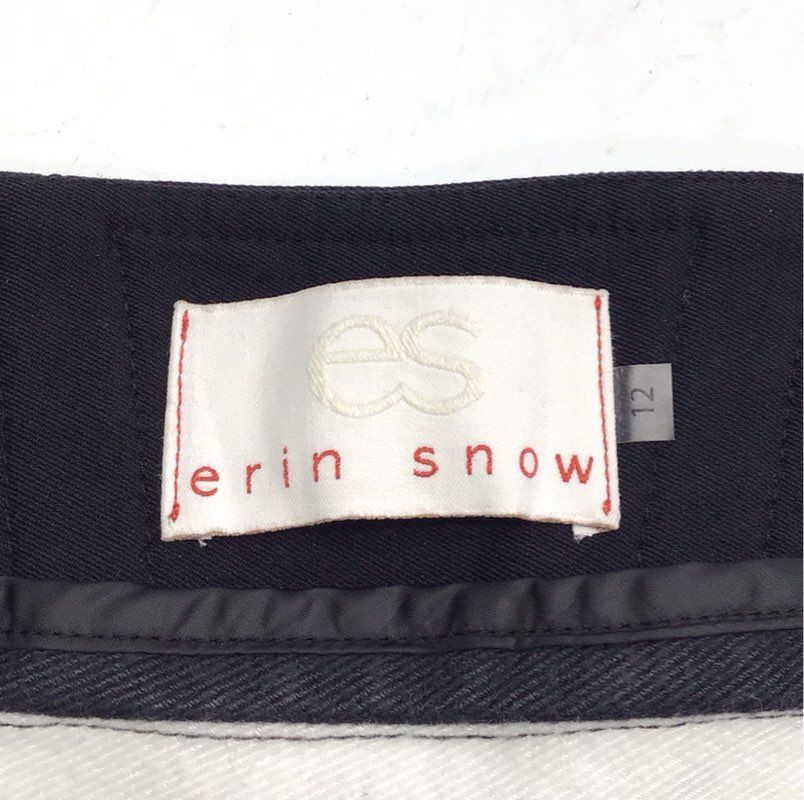 Erin Snow Women's Black White Side Stripe Flared Racer Ski Pants Sz 12