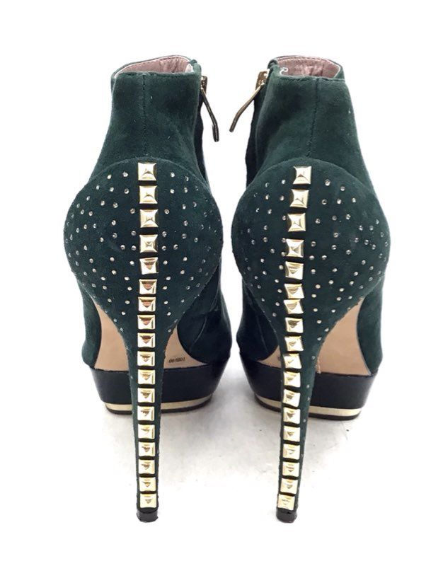 Vince Camuto Women's Green Ankle Booties - Size 10B