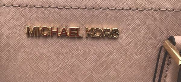 Michael Kors Blush Pink Shoulder Bag with Gold-Tone Accents (+COA)