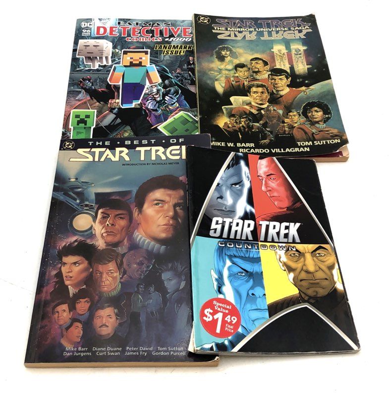DC Comics & Star Trek Lot Batman Detective Comics #1000 & 3 Graphic Novels