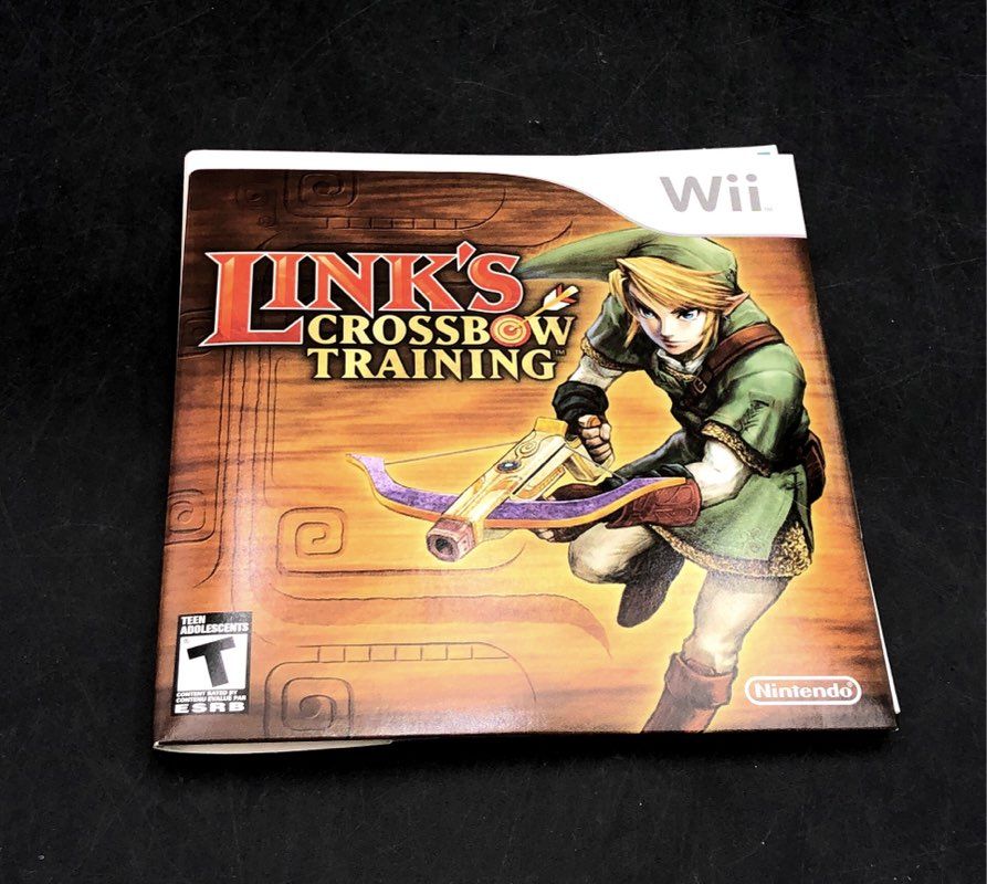 Nintendo Wii Zapper w/ Link's Crossbow Training CIB Complete in Box