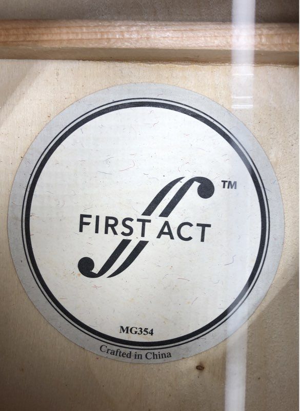 First Act MG354 Brown Pink Acoustic Guitar