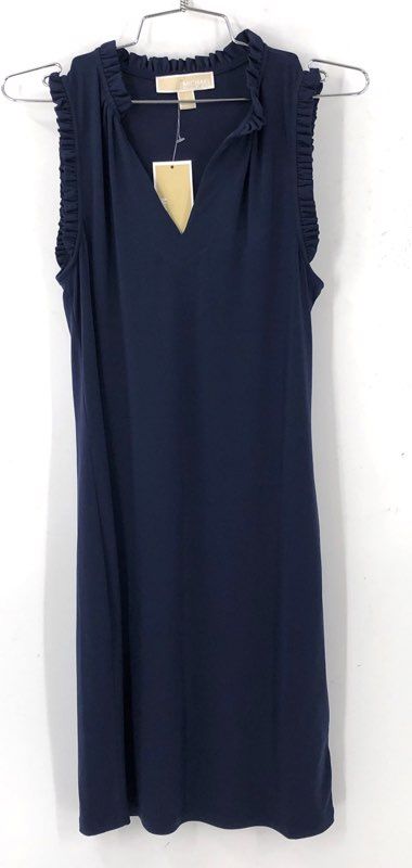 NWT Michael Kors Women's Navy Blue A-Line Dress - Size XS