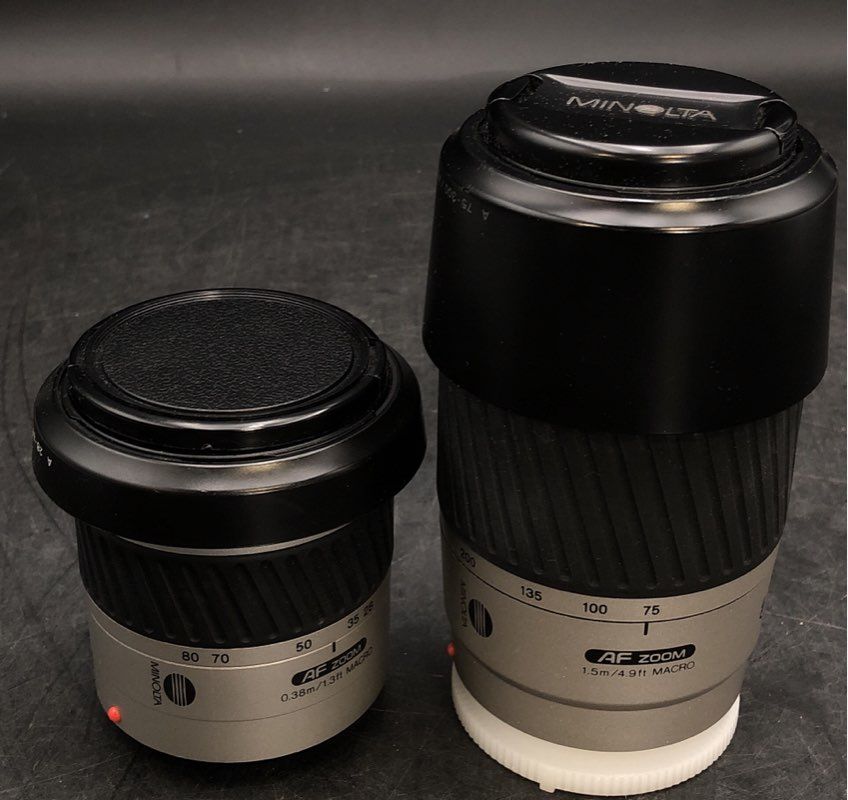 Minolta Maxxum ST Si 35mm SLR Film Camera With Accessories