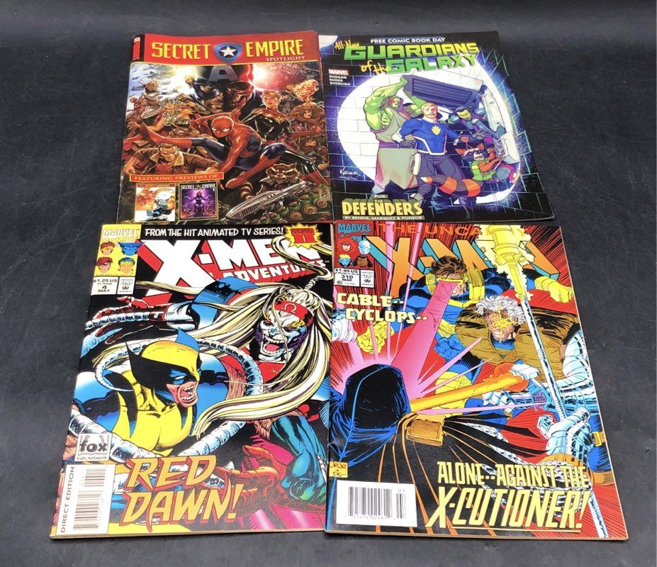 Comic Book Lot Marvel 1980s-2010s Superhero Approximately 25 Comics