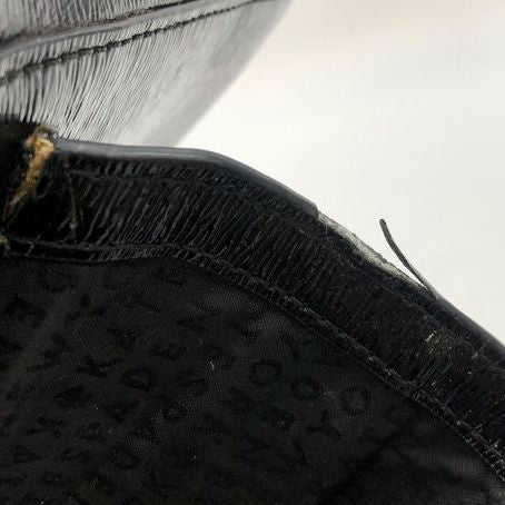 Kate Spade Black Textured Patent Leather Crossbody Bag with Gold Accents (+COA)