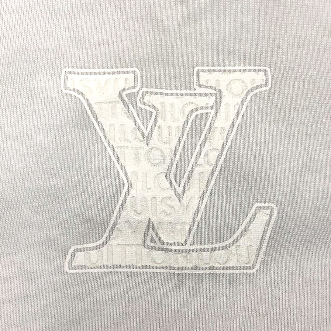 NWT Louis Vuitton Inspired Men's White T-Shirt with Back Monogram Print - Sz 2XL