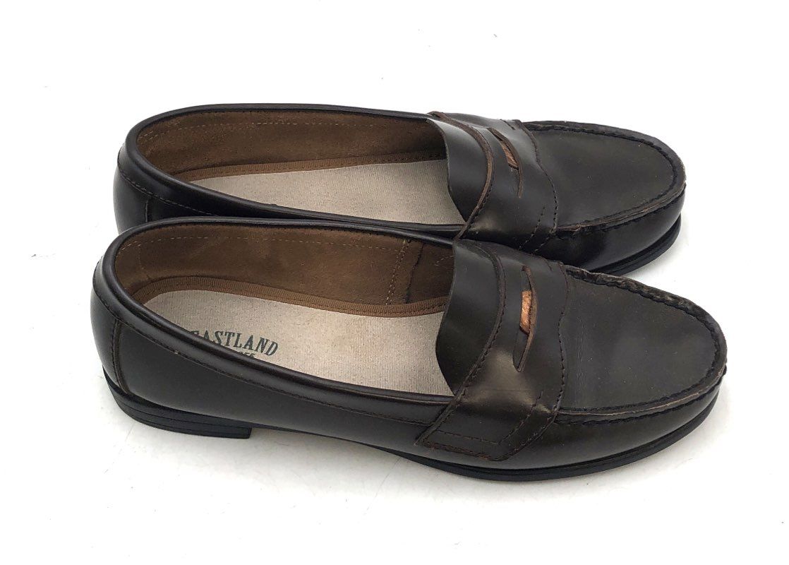 Eastland Classic II Brown Leather Women's Penny Loafer Shoes Size 8M