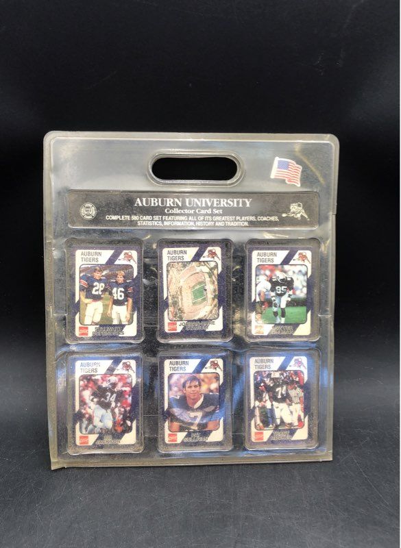 Sealed Auburn University 88-Card Collector Set Coca-Cola Bo Jackson Pat Sullivan