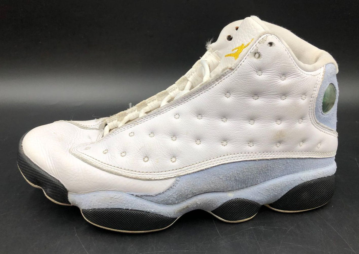 Nike Air Jordan 13 Retro Men's 'Blue Grey' & White Sneakers - Size 7.5 (+COA)