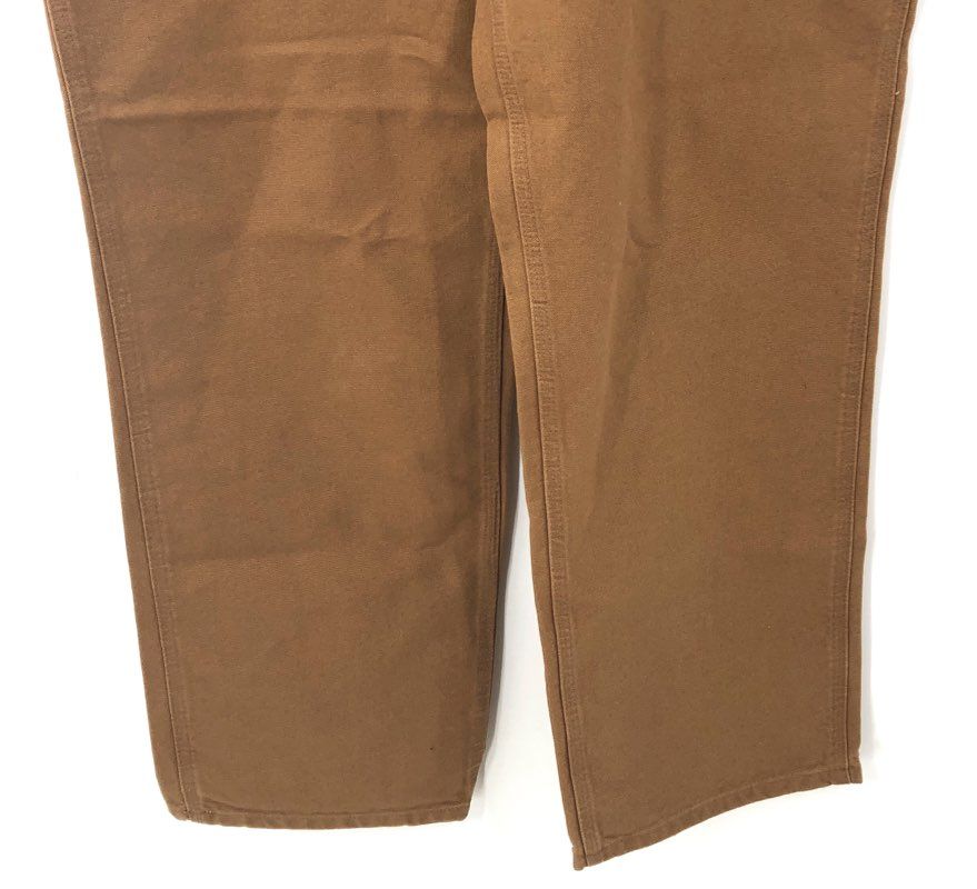 Y2K 2000s Carhartt Men's Brown B11-BRN Cotton Carpenter Pants - Size 38 x 32