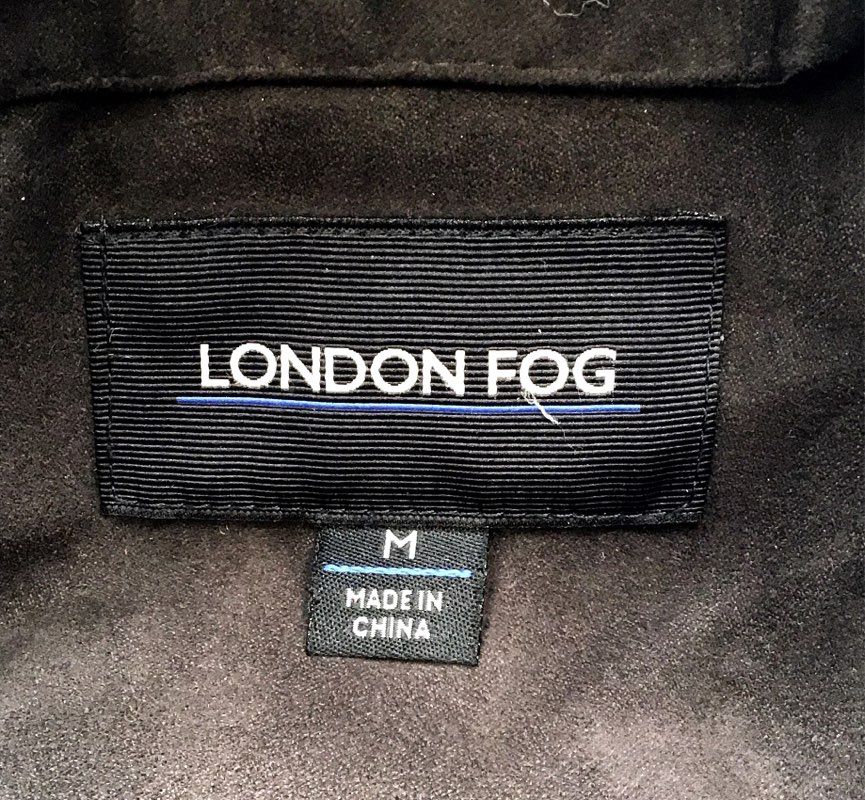 London Fog Men&#39;s Black Full-Zip Jacket - Size M