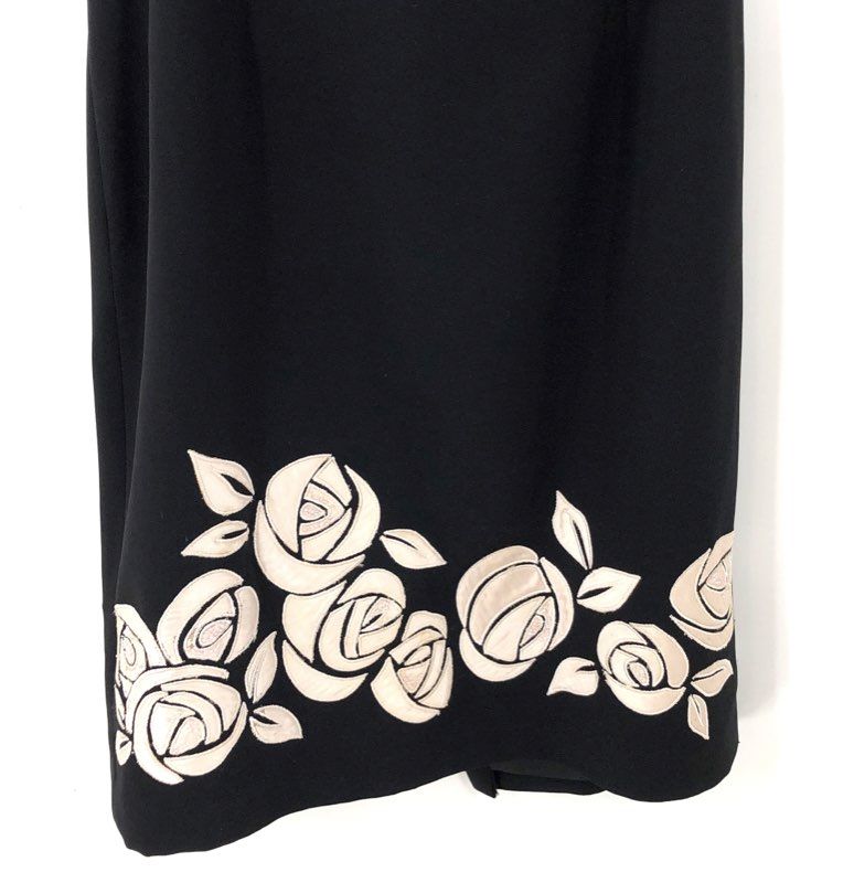 NWT Maggy London Women's Black Blush A-Line Dress - Size 8