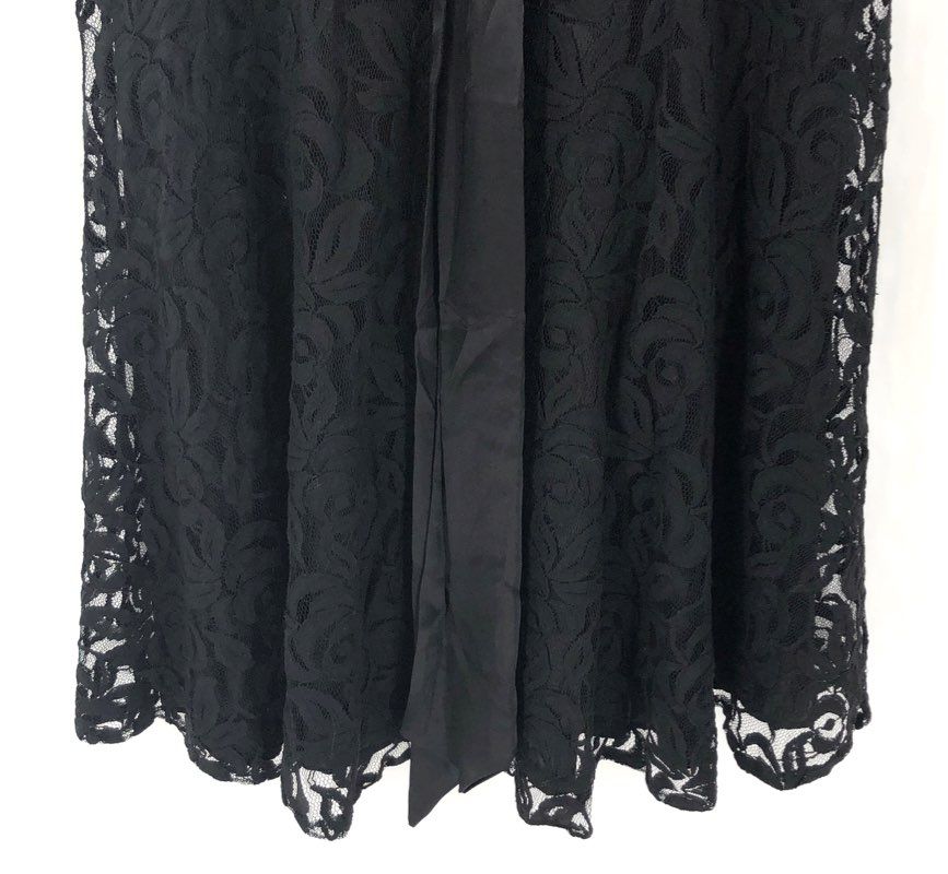 NWT R & M Richards Women's Black A-Line Dress - Size 16W