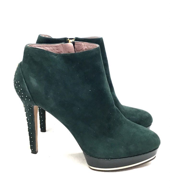 Vince Camuto Women's Green Ankle Booties - Size 10B