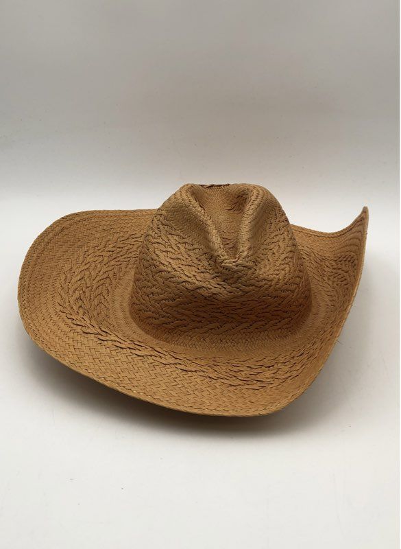 Freya Women's Redwood Straw Cowboy Hat Butterscotch UPF 50+ Hand Woven NWT Sz L