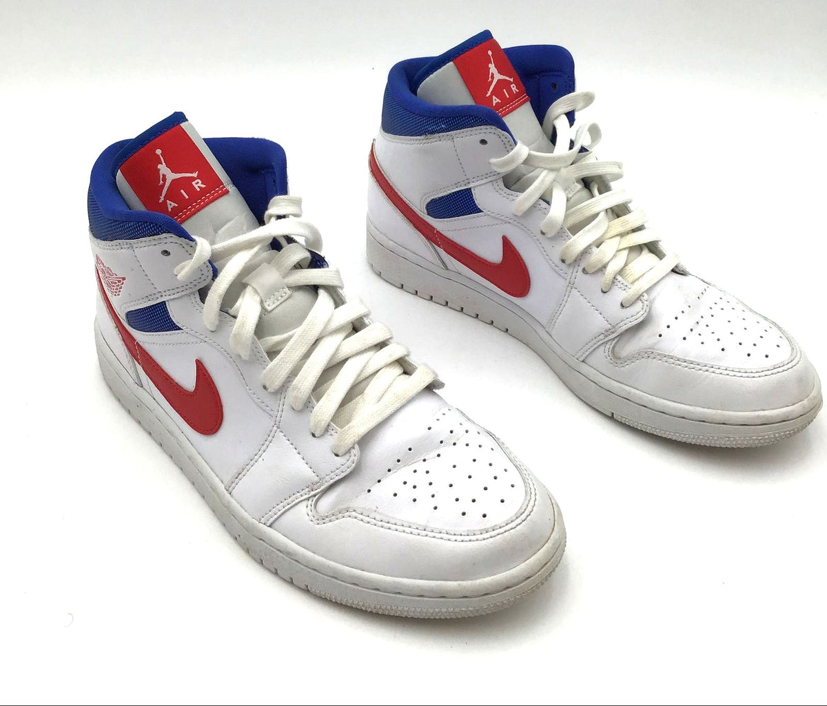 Nike Air Jordan 1 Women&#39;s Mid &#39;USA&#39; Sneakers-Size: 10 (+COA)