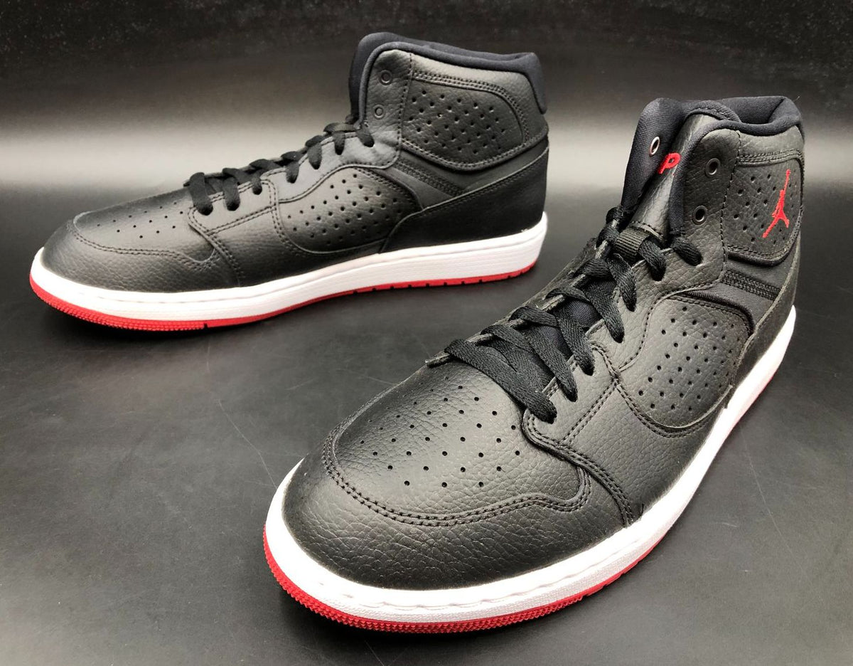 Nike Air Jordan Access Men's 'Black Gym Red' Sneakers - Size 10.5 (+COA)