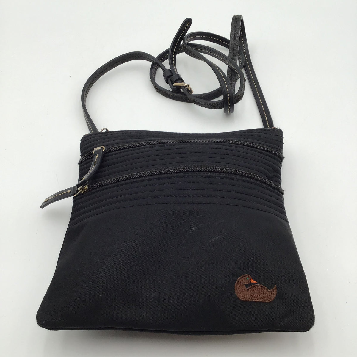 Authentic Dooney &amp; Bourke Women&#39;s Black Luxury Crossbody Bag - COA Included