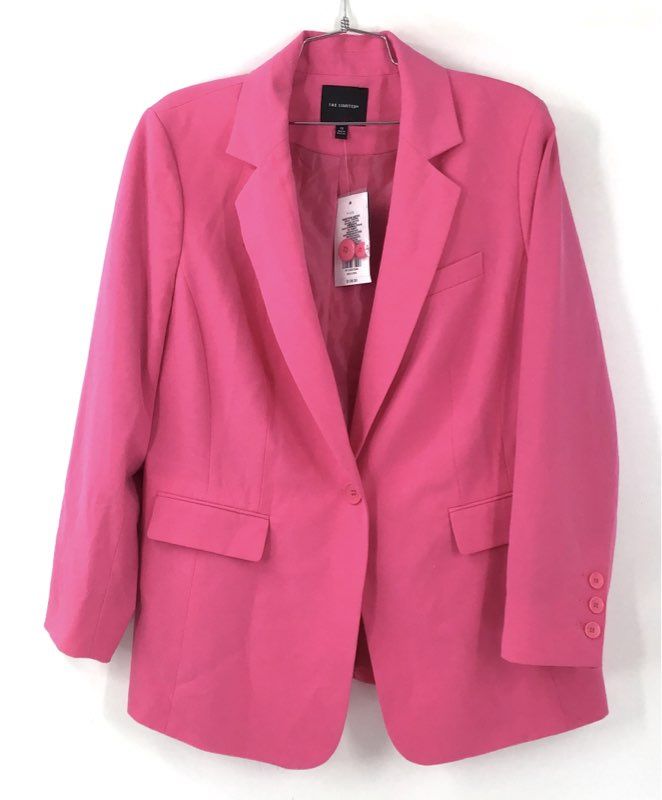 NWT The Limited Women's Pink Berry Blazer - Size 1X