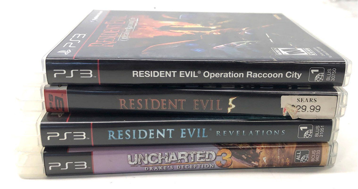 Uncharted Resident Evil Borderlands 8 PS3 Game Lot Sony PlayStation 3