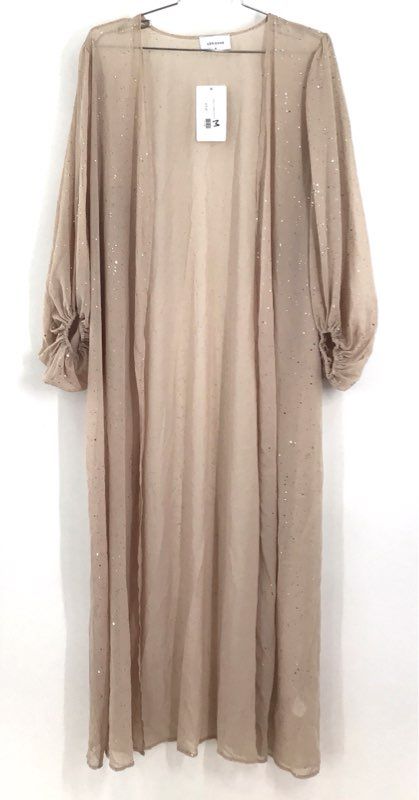 NWT Adrienne Women&#39;s Dust Open Front Shrug - Size Medium