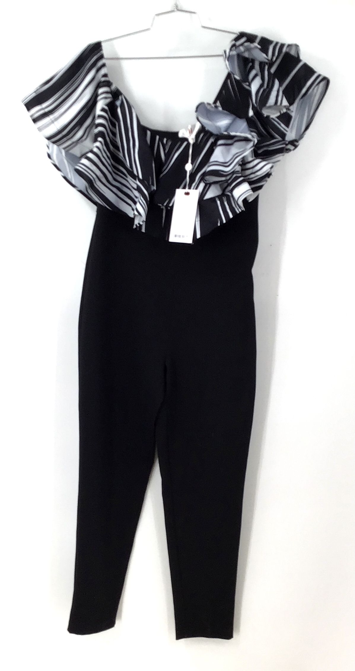 NWT Forever Unique Women's Black Jumpsuit One-Piece - Size 8