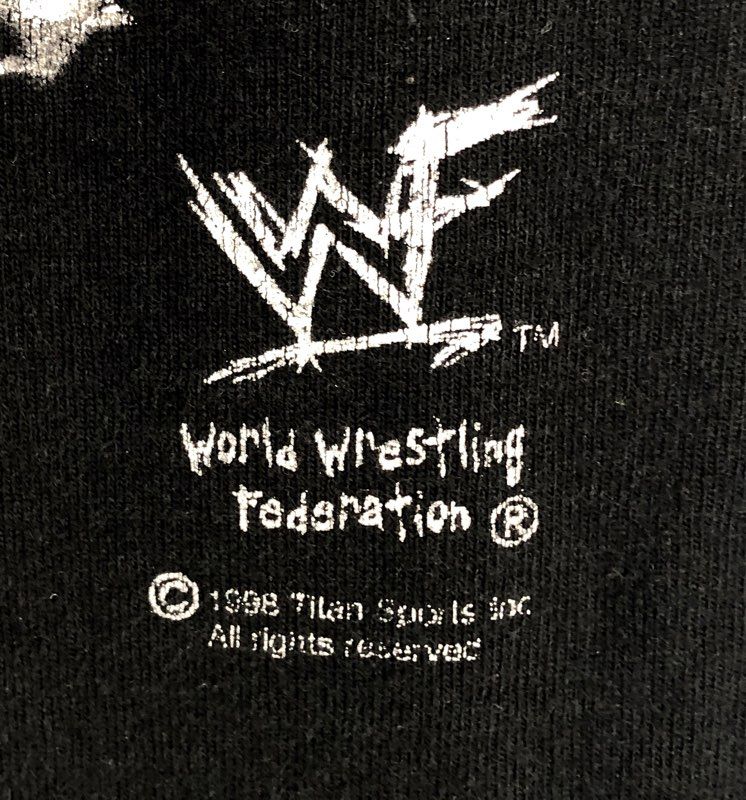 Vintage 1998 Stone Cold Steve Austin WWF Texas Rattlesnake V-Neck Shirt Sz M/L