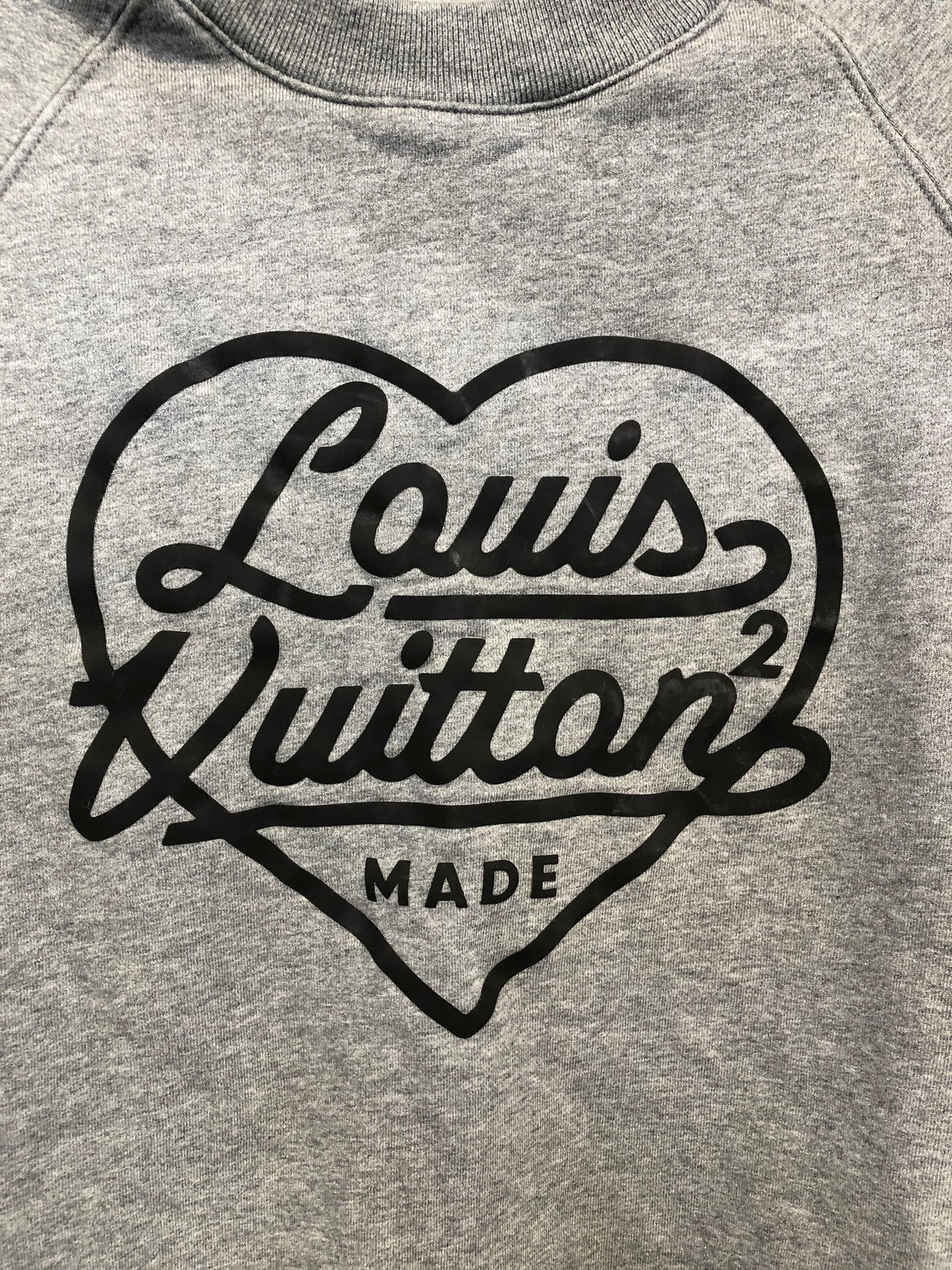 Louis Vuitton Women's Grey\Black 'Boyfriend' Sweatshirt-Size: Large (+COA)