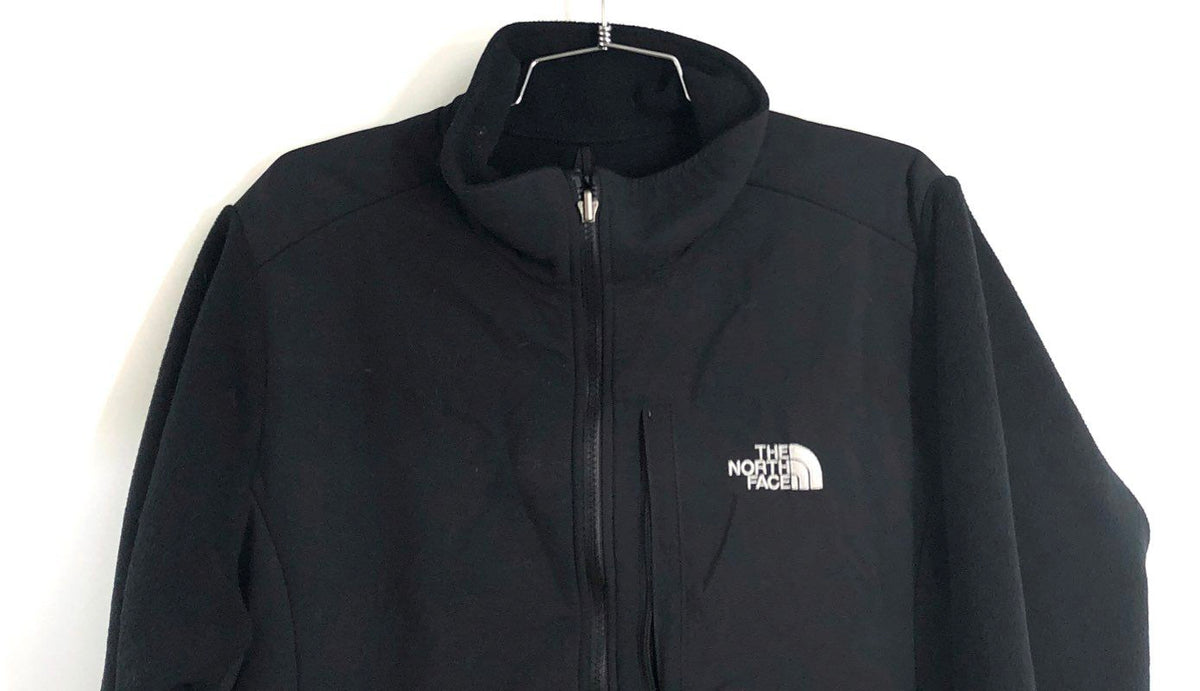 The North Face Women's Black Denali Polartec Full Zip Fleece Jacket Size XL