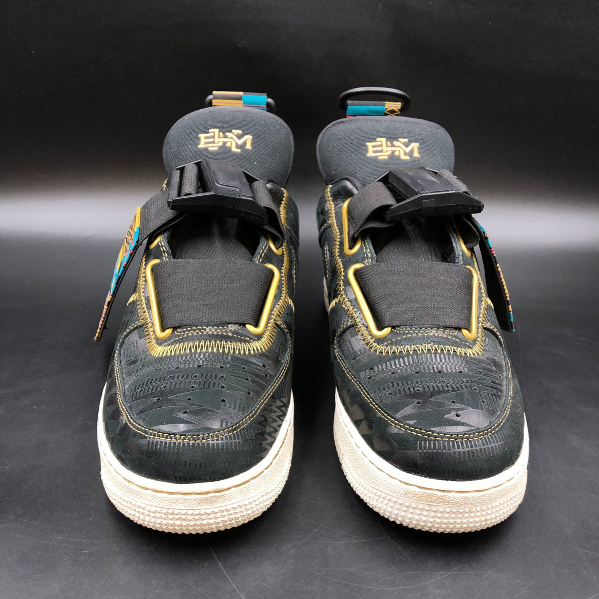 Nike Air Force 1 Utility BHM Black History Month Men's Sneakers Size 10 COA