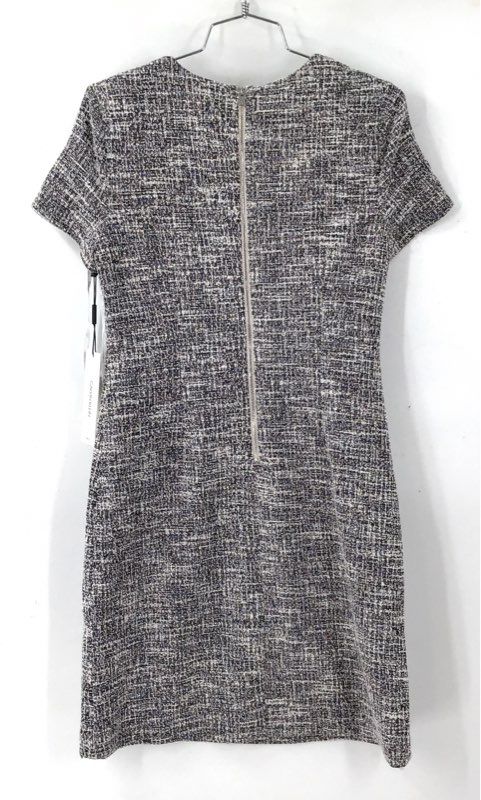 NWT Calvin Klein Women's Gray Sheath Dress - Size 4