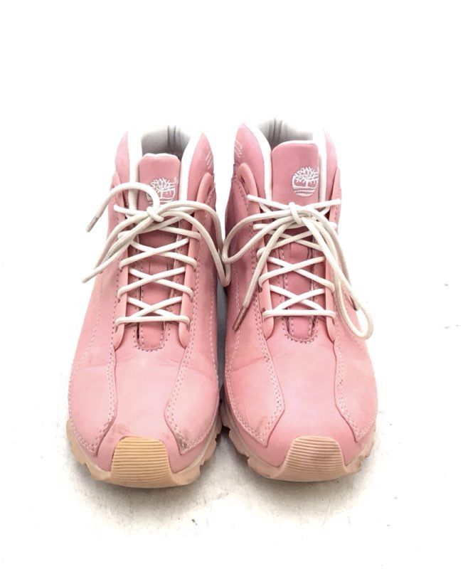 Timberlands Women&#39;s Pink Ankle Boots - Size 6M