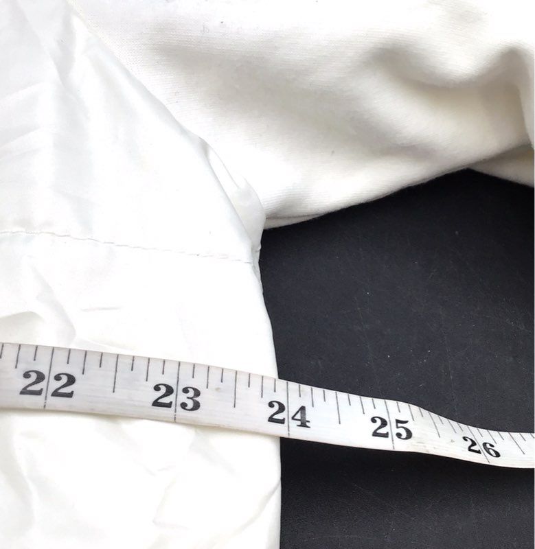Chico's Zenergy Women's White Quilted Front Full Zip Jacket Size 2 (12/14)