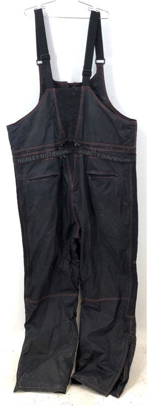 Harley-Davidson Men's Black One-Piece Overalls - Size XXXL