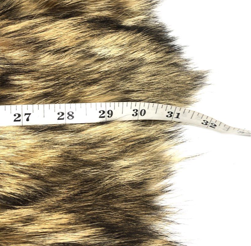 Vintage Topaz Furs Women's Natural Coyote Fur Coat Made in USA
