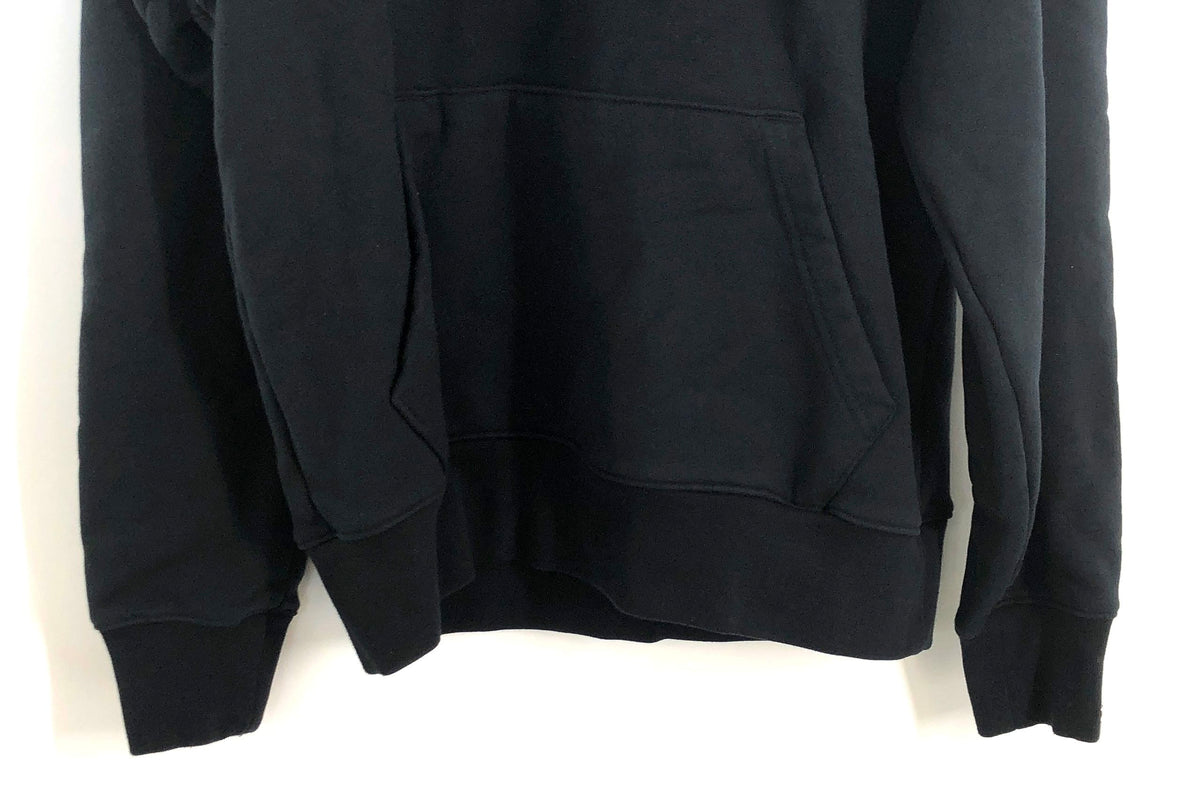 Air Jordan Men's Black Pullover Hoodie Red Embroidered Script Logo Sz S