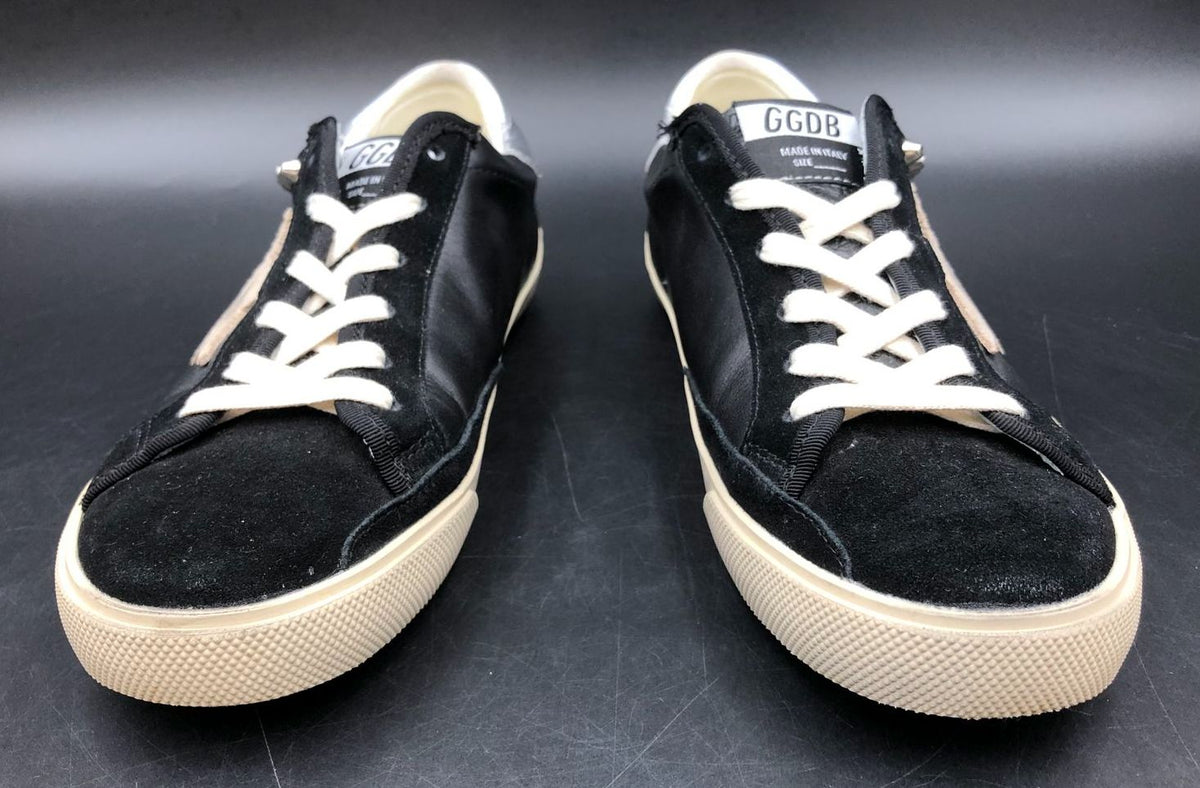 Golden Goose Super-Star Women's Black/Silver/Beige Sneakers - Size 39 (+COA)