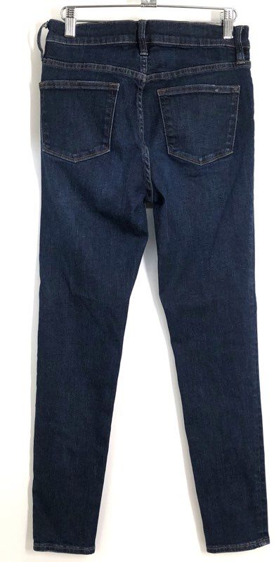 J.Crew Women's Dark Wash Blue 9" High-Rise Toothpick Skinny Jeans Sz 27