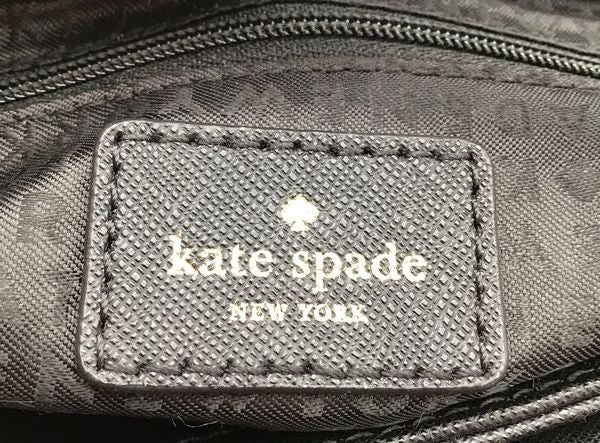 Authentic Kate Spade New York Black Leather Luxury Crossbody Bag - COA Included