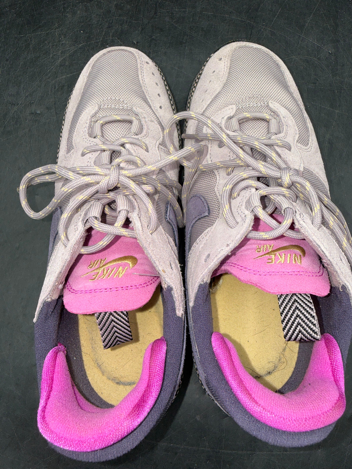 Nike Air Force 1 Wild Light Violet Sneakers COA Women's Size 8