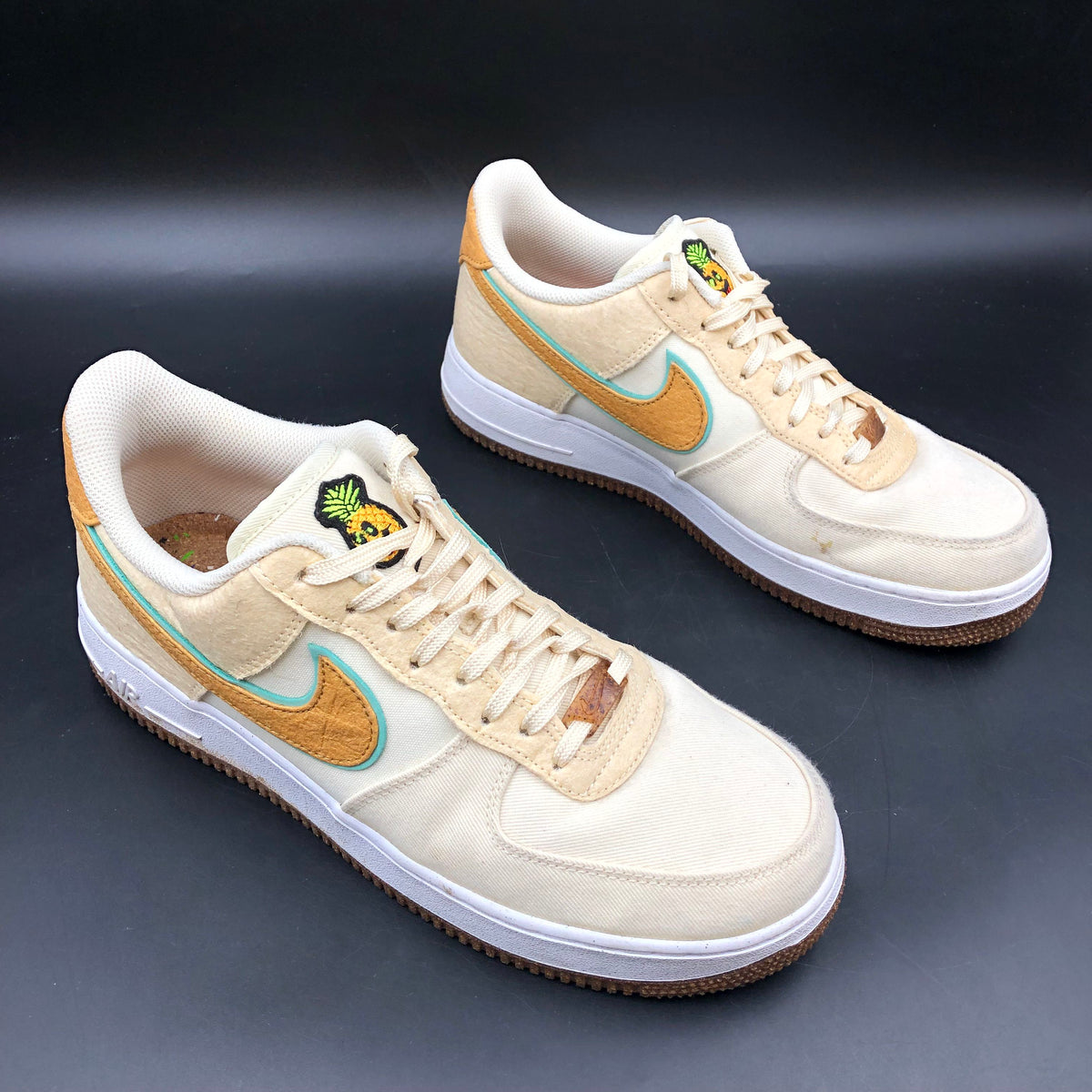 Nike Air Force 1 '07' Men's 'Happy Pineapple' Sneakers-Size: 9.5 (+COA)