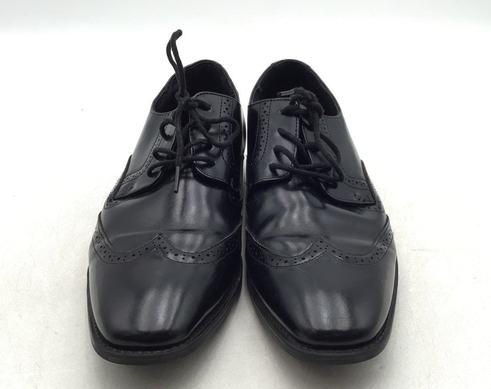 Stacy Adams Men&#39;s Adler Black Leather Wingtip Oxford Dress Shoes - Size 8M