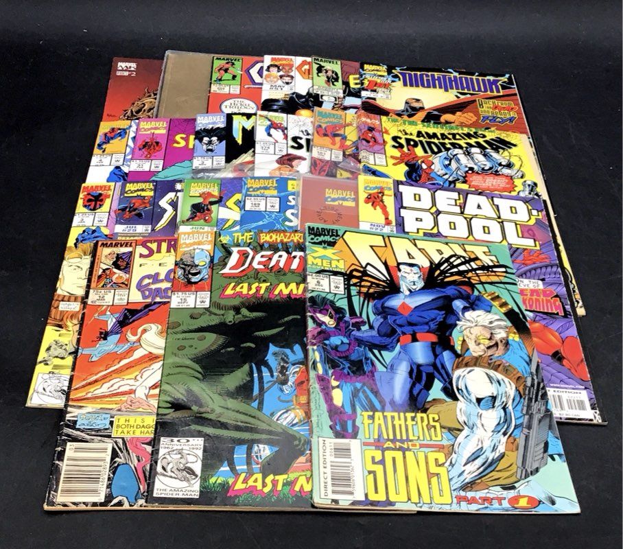 Marvel Comics Lot 1990s Modern Age Superhero Approximately 20