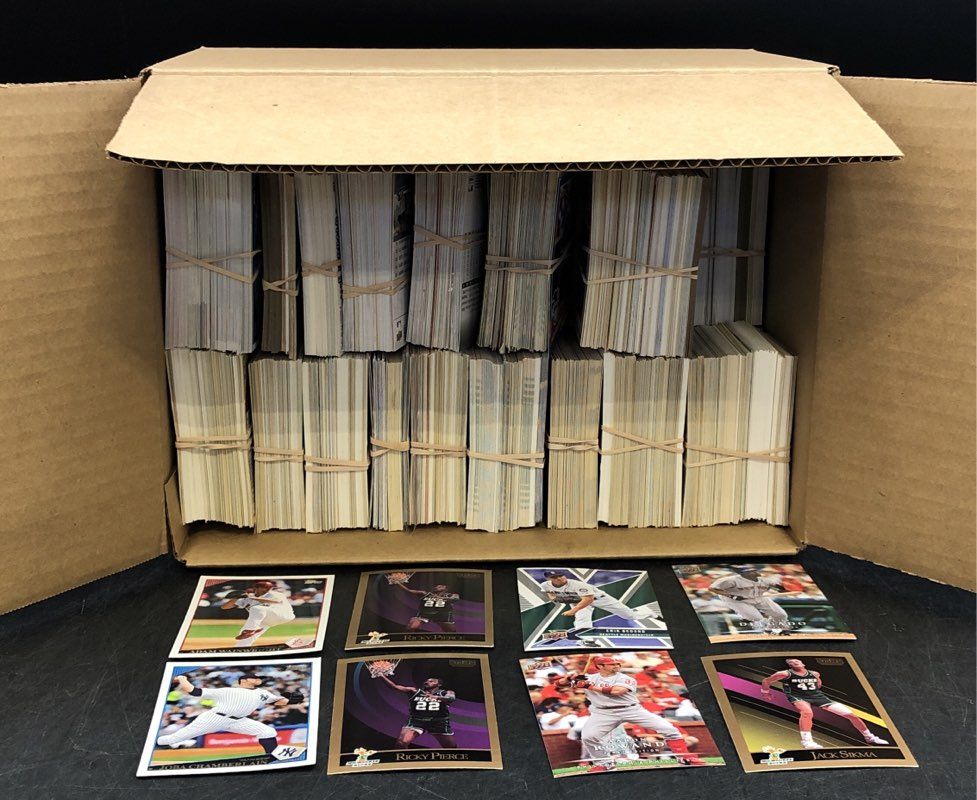 11.5 Lbs. Lot Of Upper Deck SkyBox Baseball & More Cards. Medium Box, Unsorted
