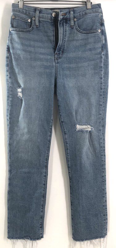 Madewell Women's The Perfect Vintage Jean Lot of 2 Distressed Blue Sz 26