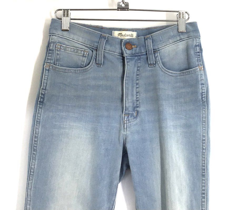 Madewell Women's Roadtripper Jeggings Light Blue High Rise Skinny Jeans Sz 27