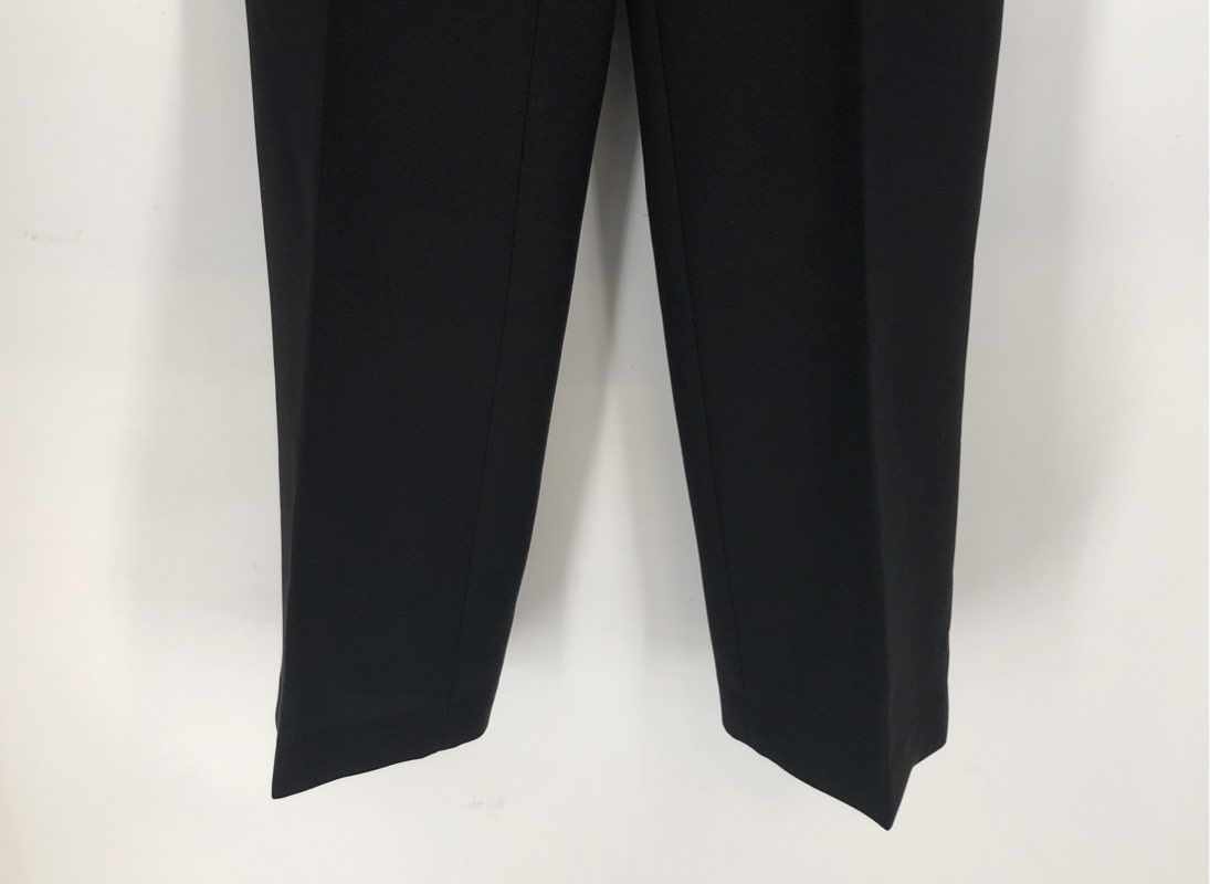 NWT Talbots Women's Black Crepe Wide-Leg Trouser Pant - Size 2